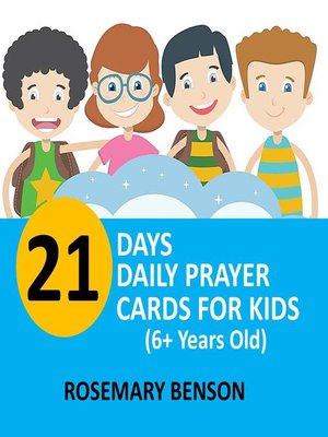 cover image of 21 Days Daily Prayer Cards For Kids